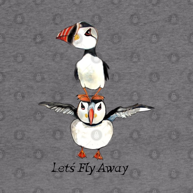 Fly Away my puffin by msmart